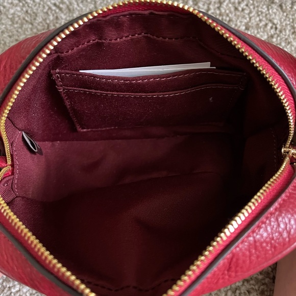 Coach Clutch Bag, wrist purse, red - Picture 3 of 5